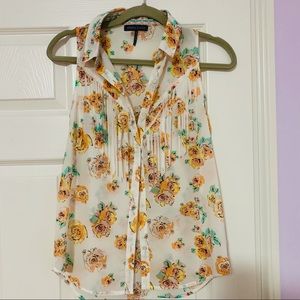 Pacsun Kendall&Kylie floral shirt